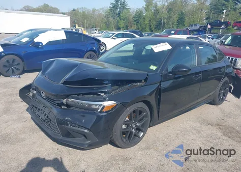 2022 Honda Civic Sport z USA, uszkodzony, nr VIN 2HGFE2F5XNH527381